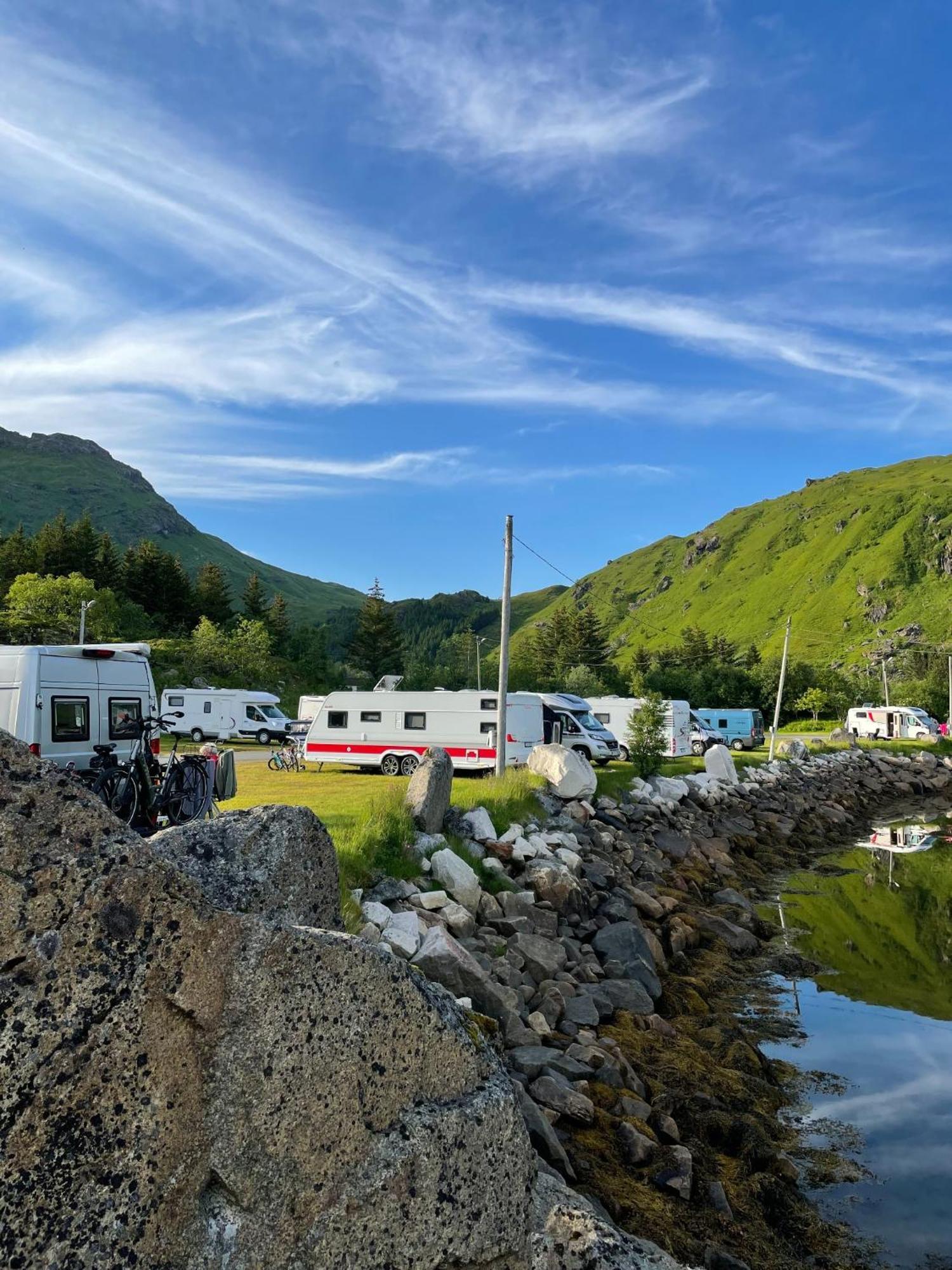 Brustranda Fjordcamping Valberg Exterior foto