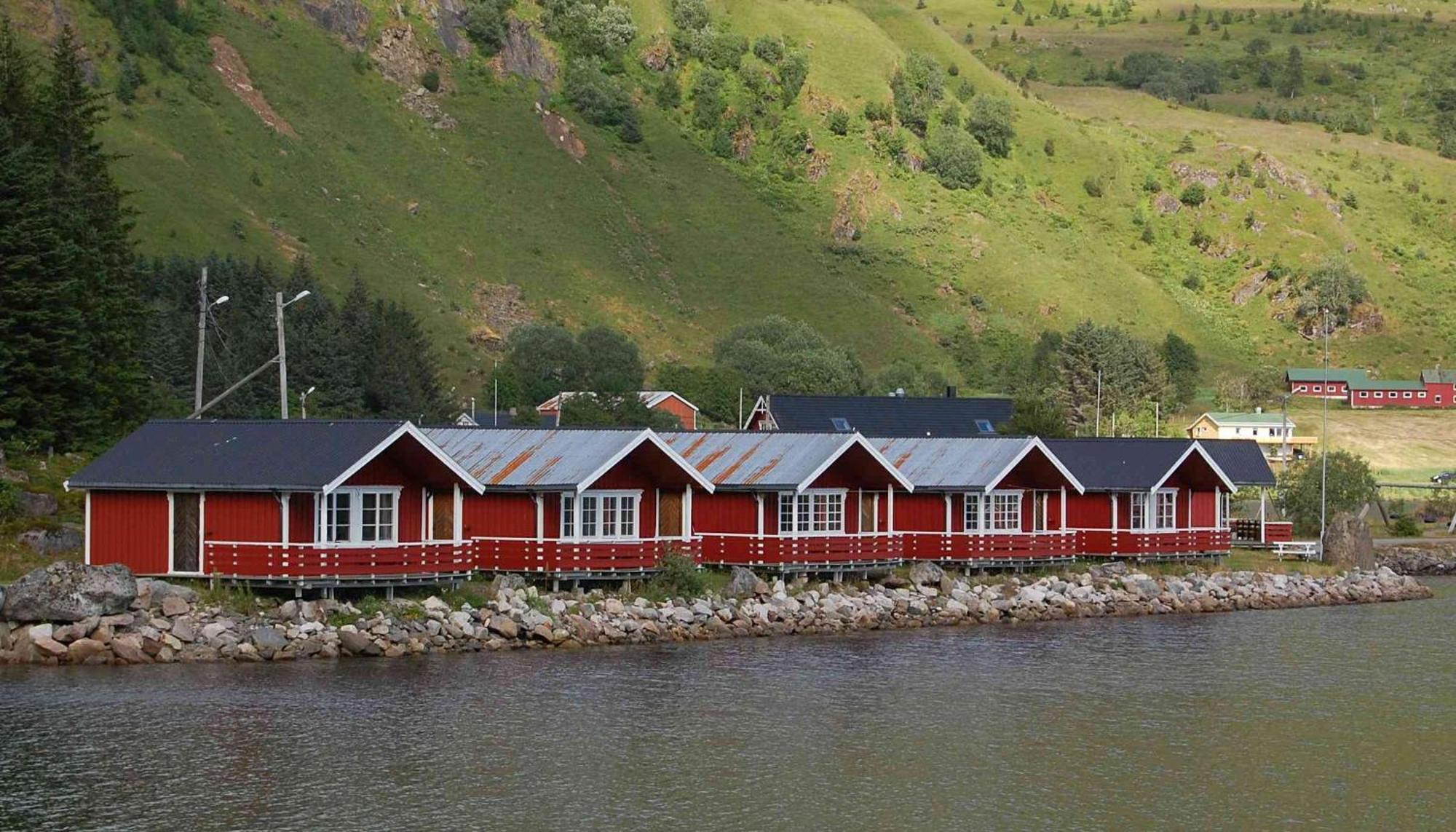 Brustranda Fjordcamping Valberg Exterior foto
