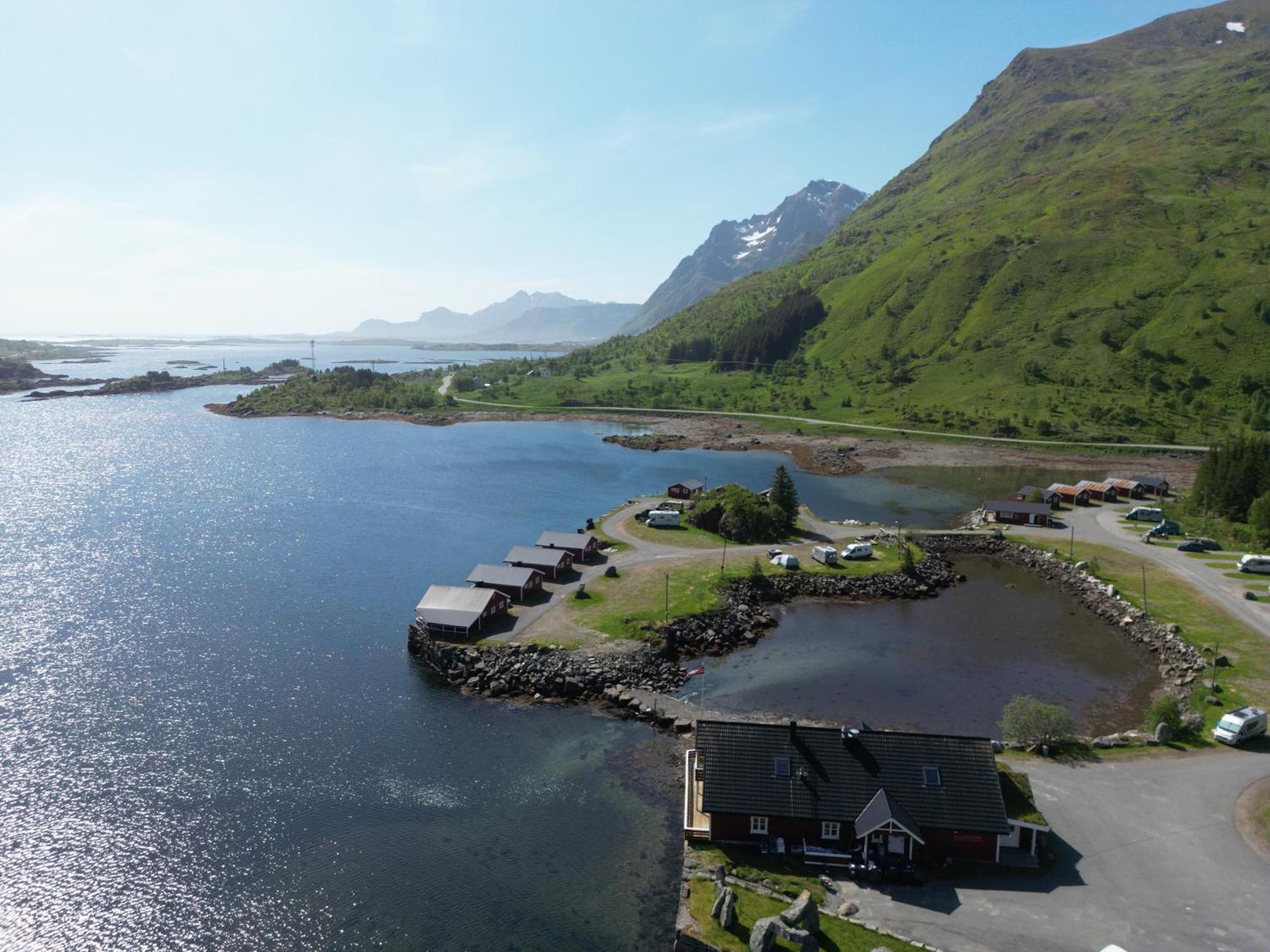 Brustranda Fjordcamping Valberg Exterior foto